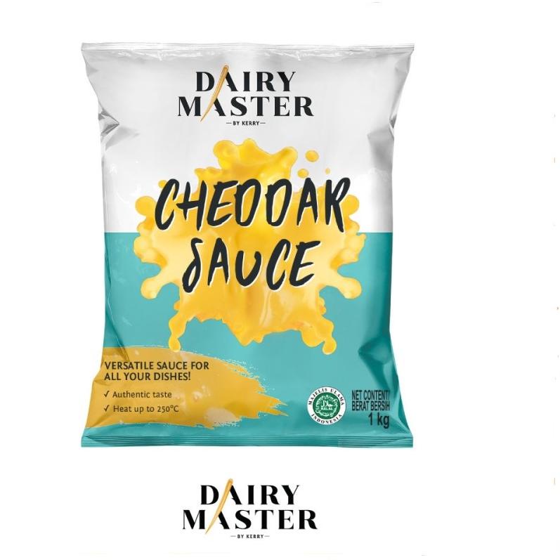 

➩ CHEDDAR CHEESE SAUCE DAIRY MASTER 1KG SAUS KEJU HALAL ☃