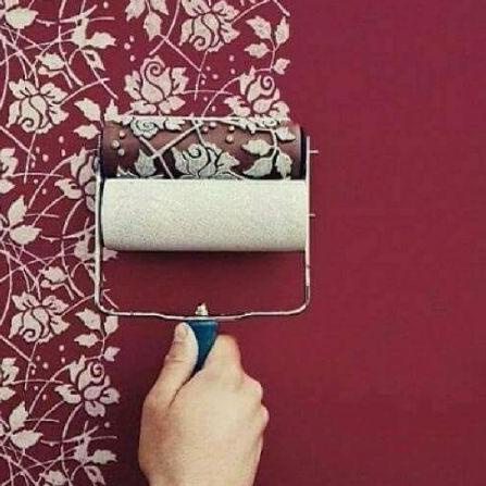 ☂ ROLL CAT DINDING KARAKTER ( 1 SET LENGKAP ) GAGANG + MOTIF (Free packing kerdus) ✸