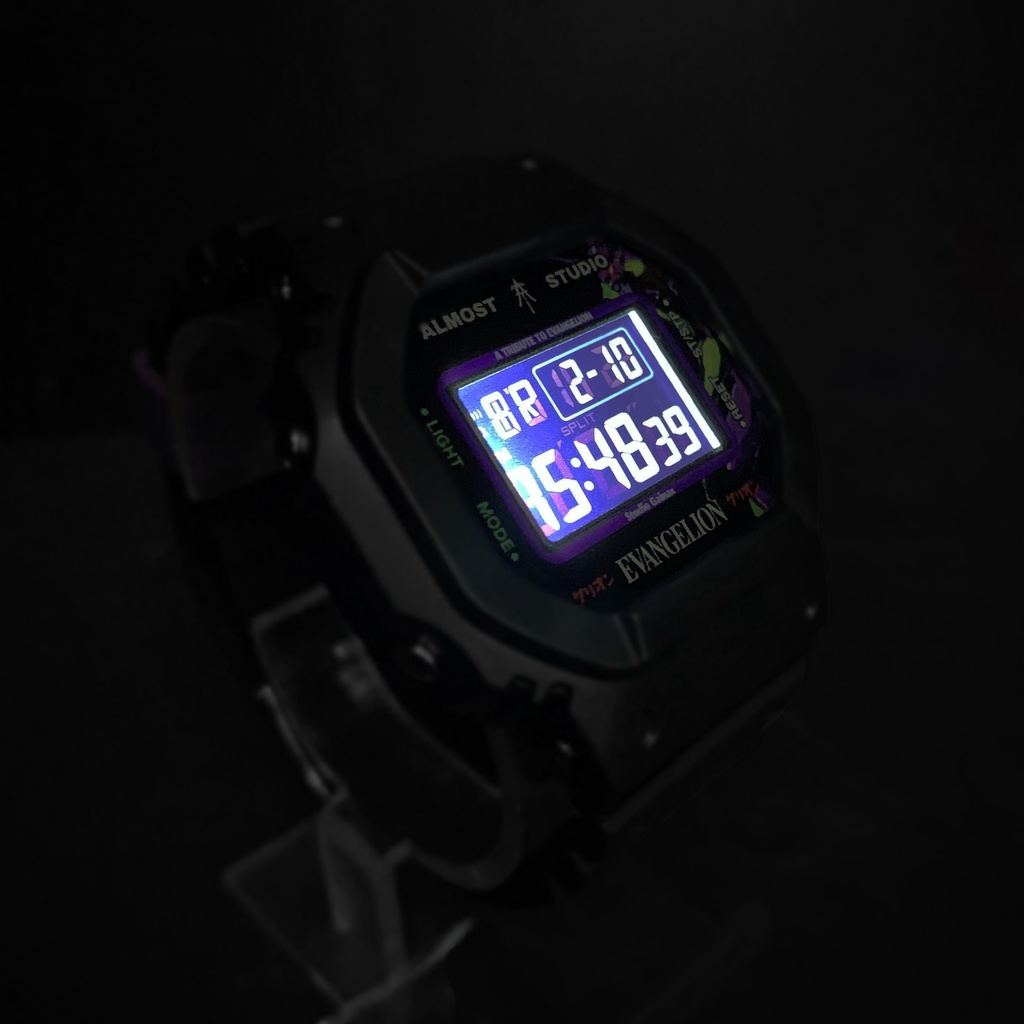 Almost Studio - Jam Tangan Digital - EVA01 - Black