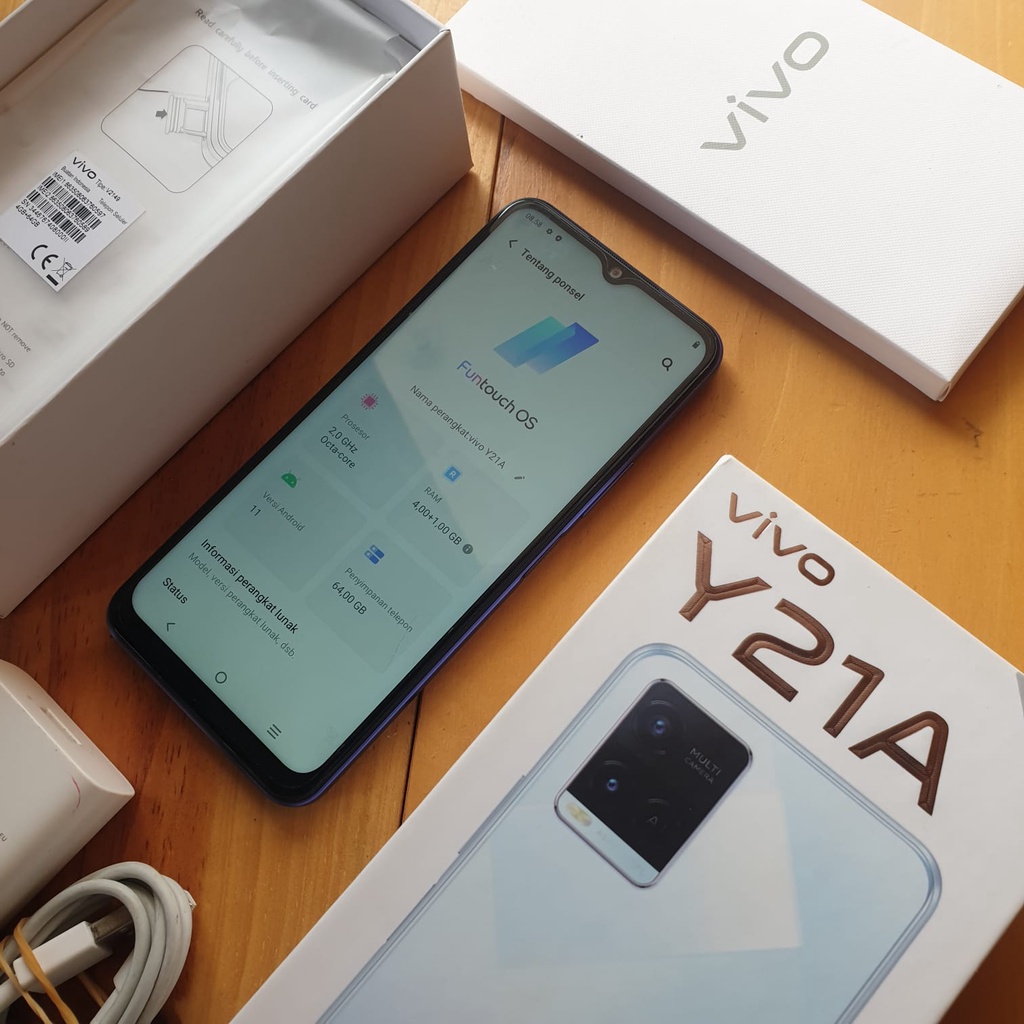 VIVO Y21A SECOND 4/64GB HANDPHONE SECOND HP SEKEN HP BEKAS HP MURAH