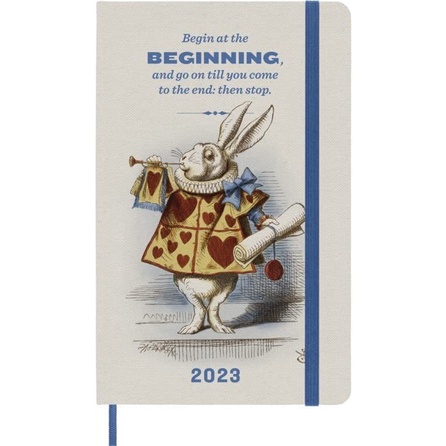 

Best Seller Moleskine 2023 Limited Edition Alice Wonderland Weekly Large Planner