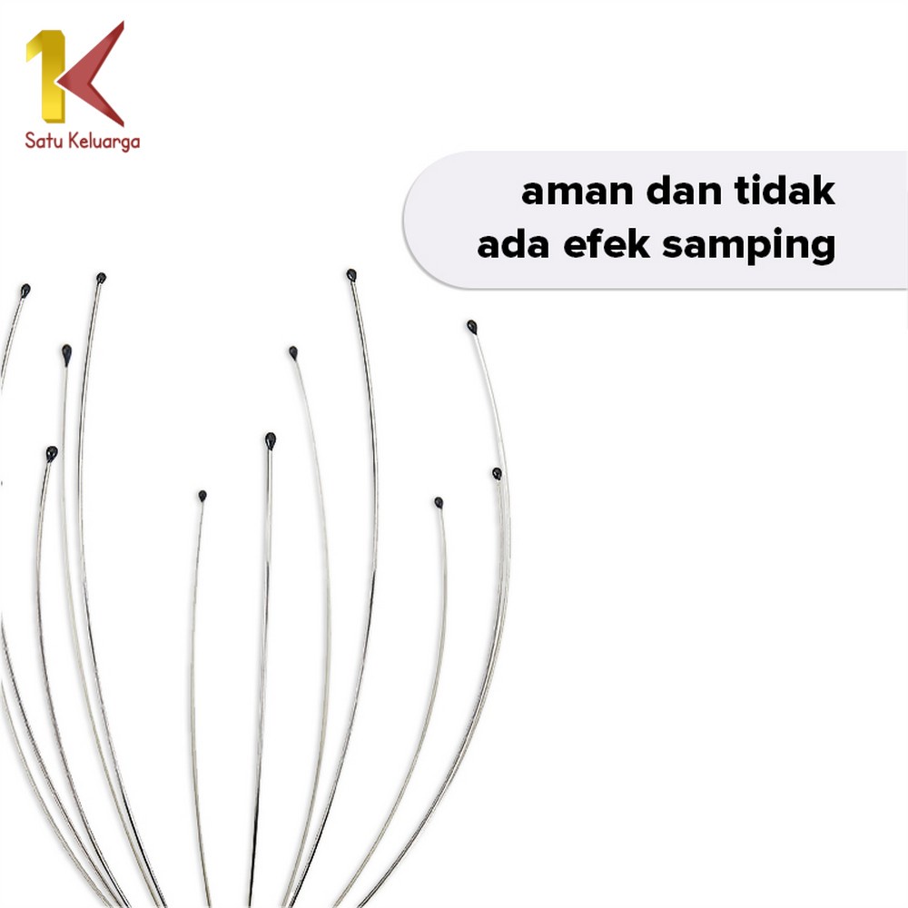 Satu Keluarga Peralat Pijat Kepala Terapi Kesehatan C636 Terapi Refleksi Kepala Massage Kesehatan Anti Sakit Kepala Pusing Portable-3