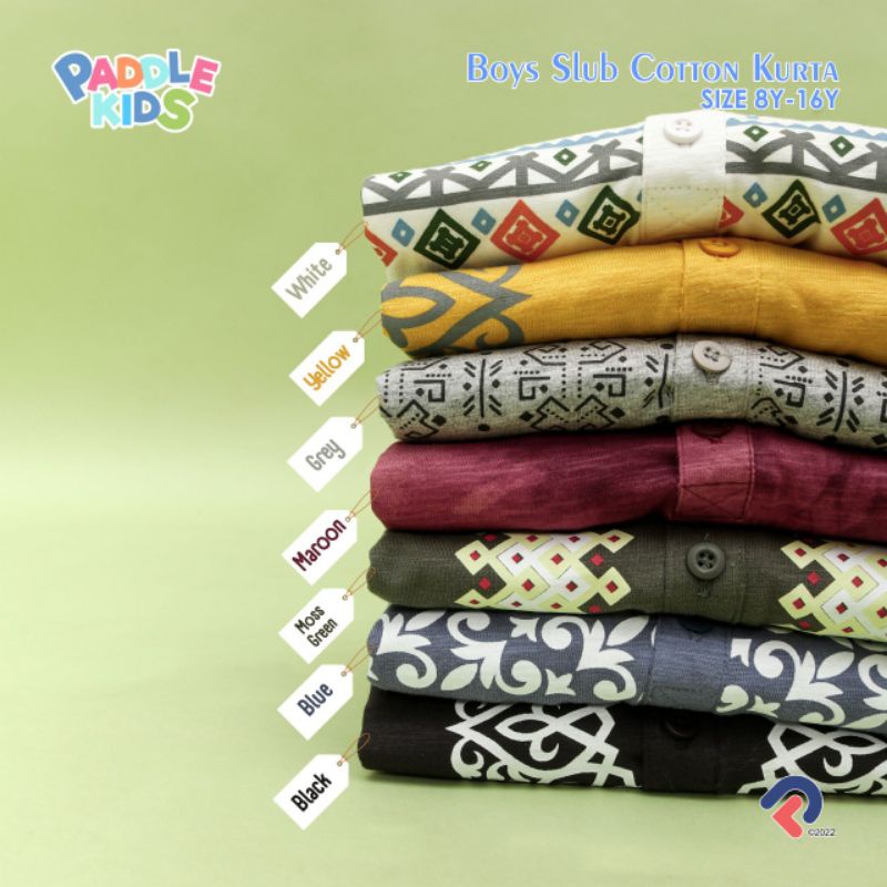 Paddlekids Kurta Slub  Anak Usia 8-16T