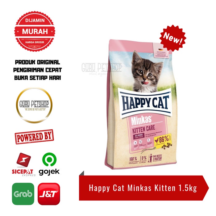 Happy Cat Minkas Kitten Care 1.5kg Freshpack Minkas Kitten 1.5kg