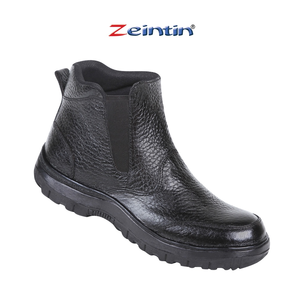 Zeintin - Sepatu Safety Pria Boot Ujung Besi Cocok Dipakai Kerja Lapangan Outdoor Proyek Hiking Mendaki Gunung Sefty Shoes SD