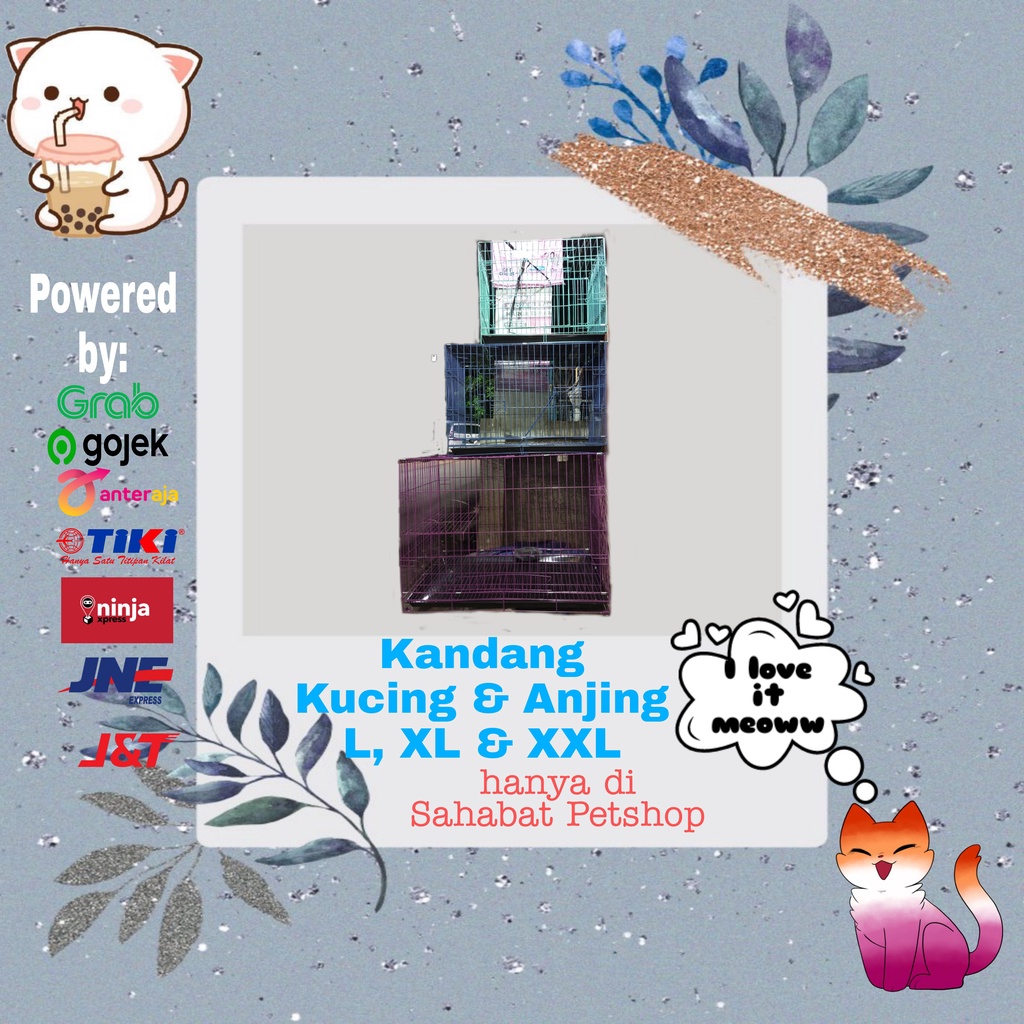 Kandang Kucing &amp; Anjing L Tingkat 3 60x45x50