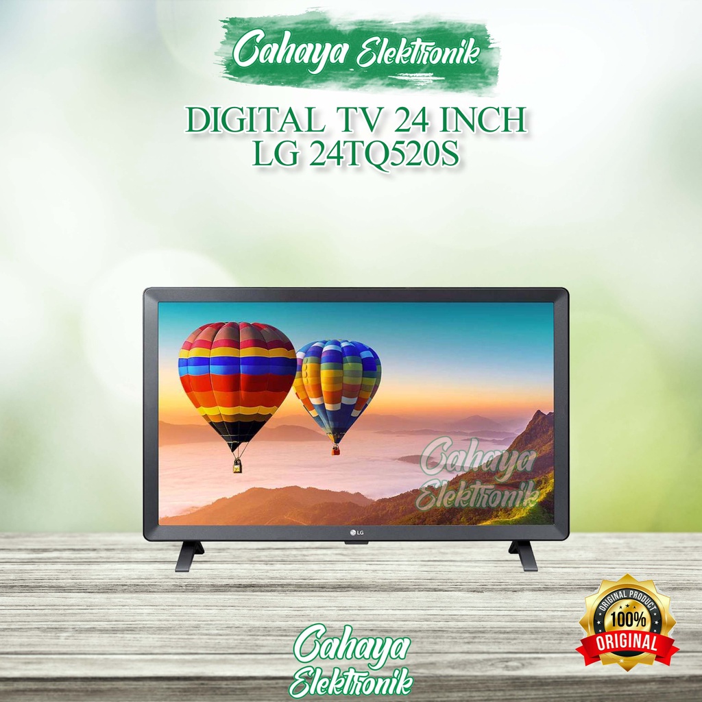 LED TV DIGITAL LG TIPE 24TQ520S 24 INCH SMART ORIGINAL GARANSI RESMI