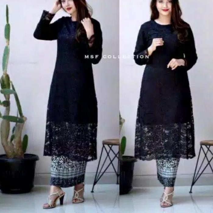 ☑ KEBAYA BRUKAT / KEBAYA MODERN / KEBAYA HITAM / BROKAT HITAM /KEBAYA ❃