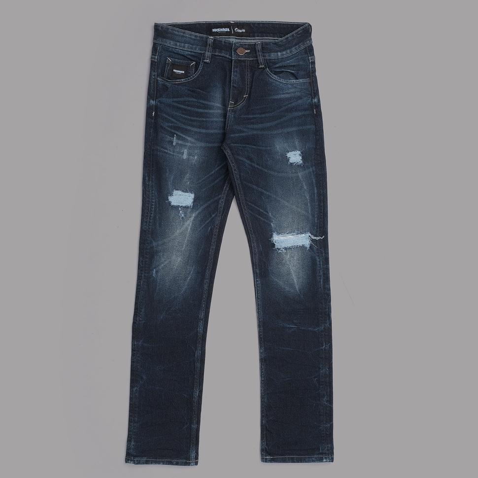 Langsung Kirim ROCKMAKER CELANA JEANS PRIA THANOS RIPPED