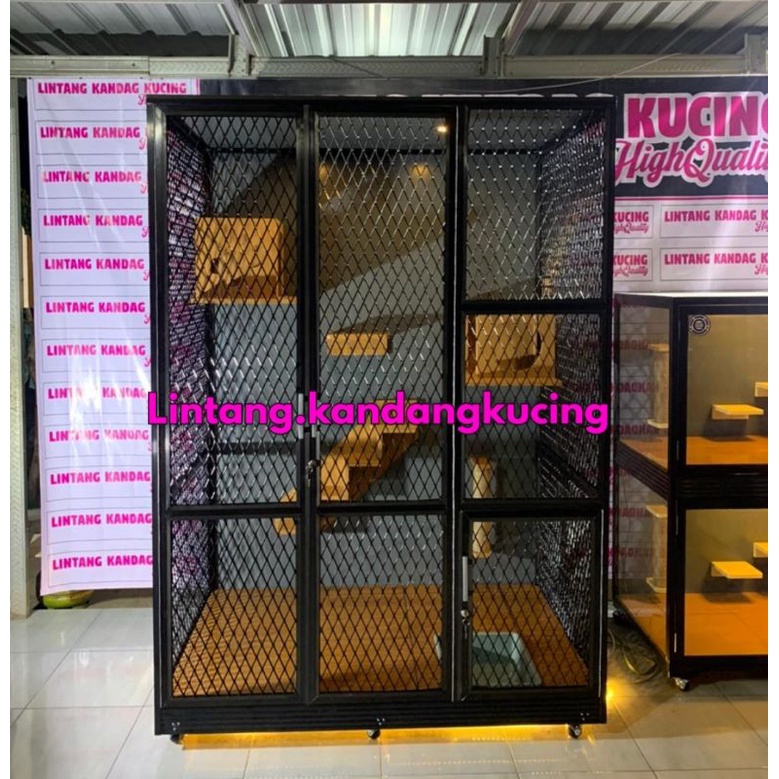 Kandang Kucing Minimalis Cat home Kandang Kucing full kawat Minimalis