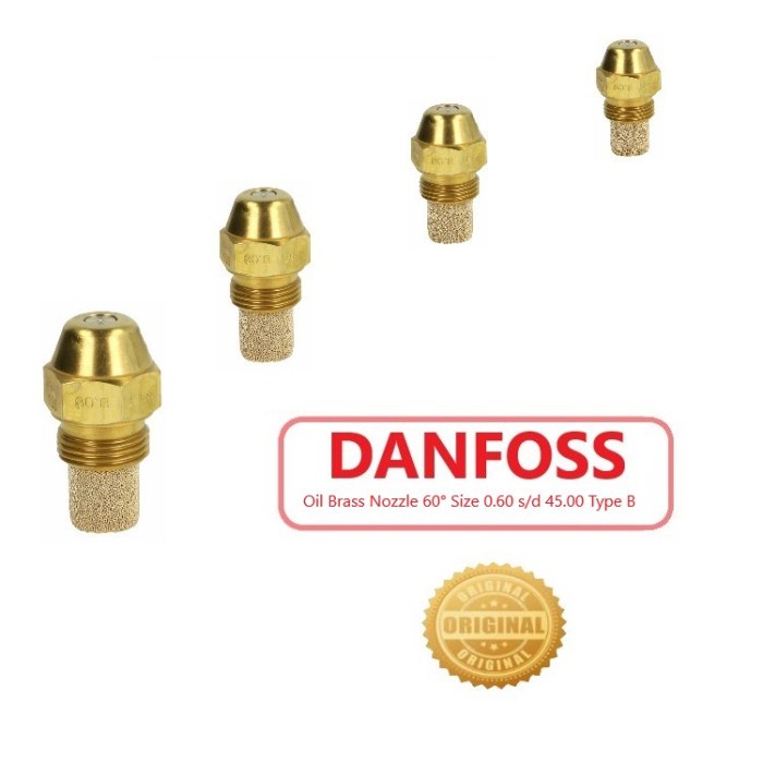 Danfoss Brass Oil Burner Nozzle 60 Type OD-B ( Size 0.60 s/d 45.00 )