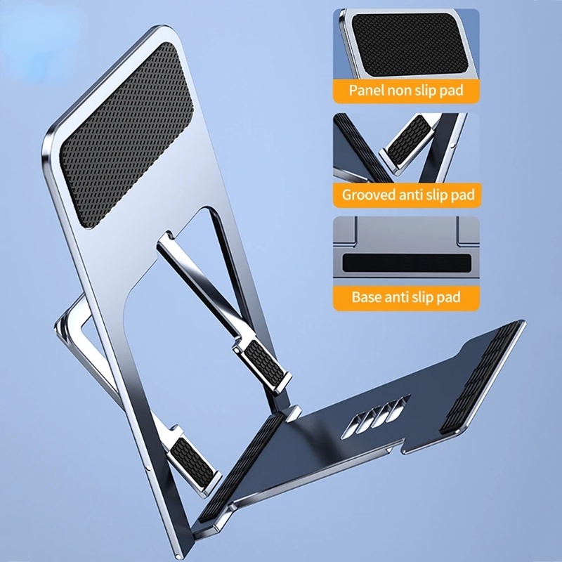 Universal Folding Desktop Mobile Phone Holder/Braket Meja Meja Lipat Tablet Dapat Disesuaikan