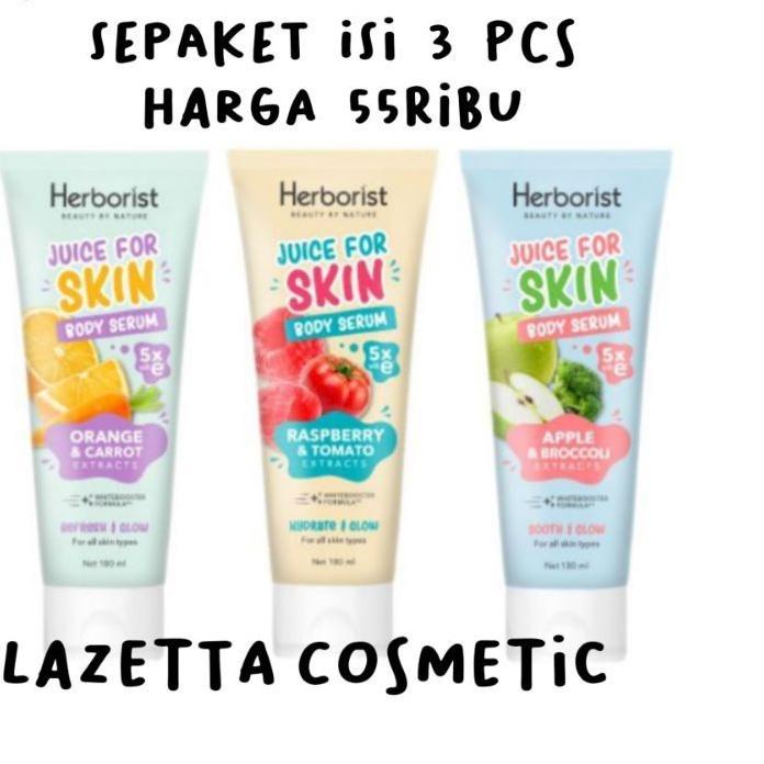 ♥ Herborist Body Serum Satu Paket 55ribu | Body Serum Herborist | Paket Body Serum Herborist ☜