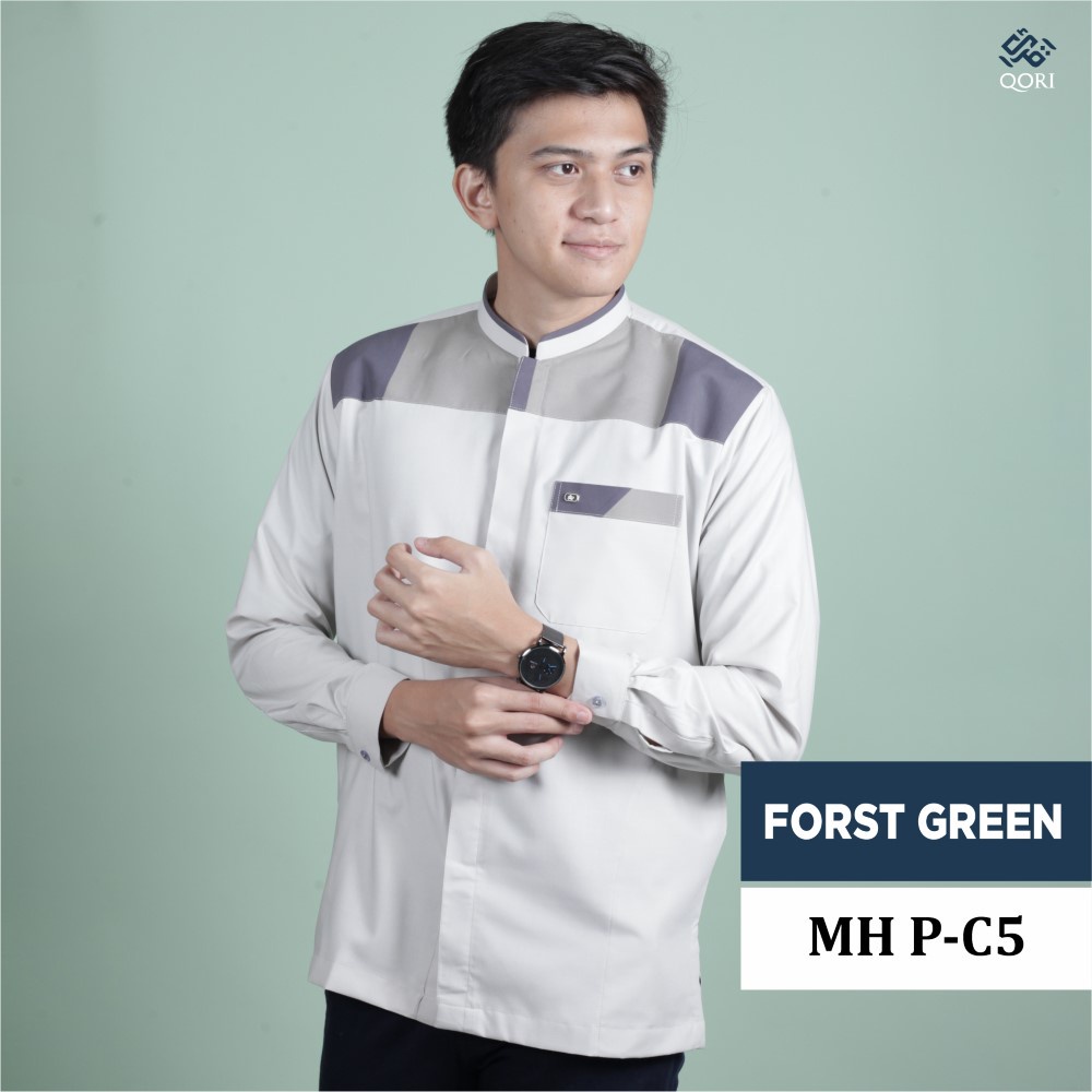 Qori apparel Baju Koko Casual Al Mahdi (Lengan Panjang)