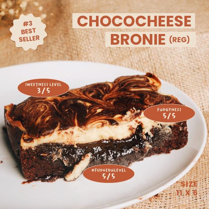 

Choco Cheese Bronie Reguler TERLARIS