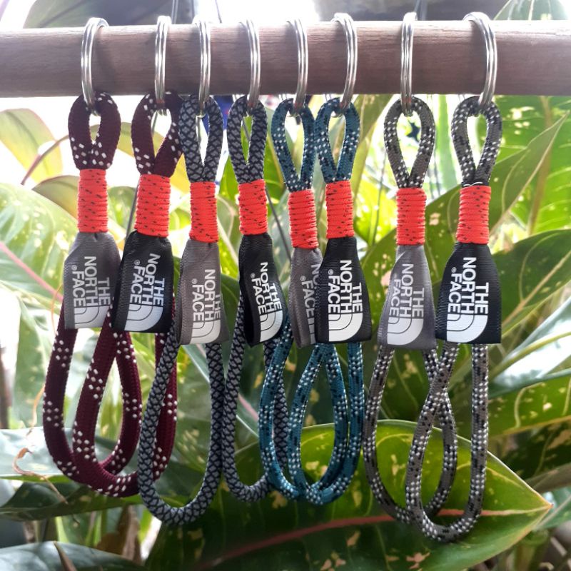 Gantungan Kunci Outdoor Camping Prusik Rope Keychain Perusik Etnik Ethnic Unik Paracord Universal Lanyard Hp Tnf