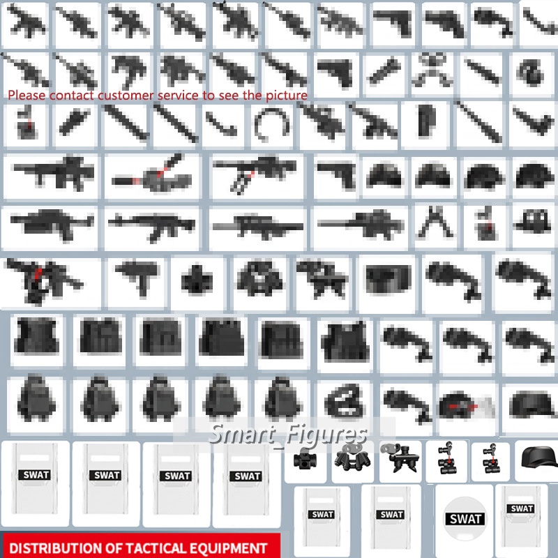 Mainan Rakitan Anak Rak Display Blok Bangunan Aksesoris Minifigures Set DIY Angka Mini MOC