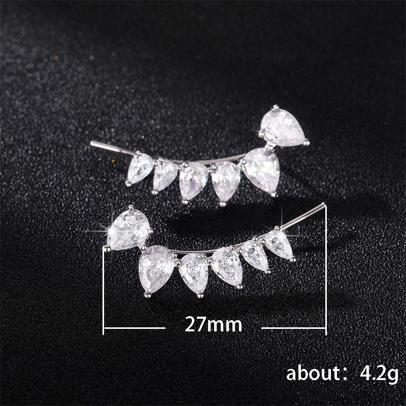 Deartiara Fashion Anting Tetesan Air Anting Tetesan Air Bentuk Pir Minimal