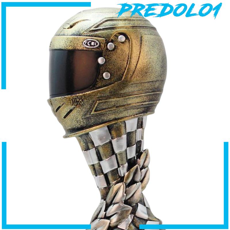 [Predolo1] Patung Meja Ornamen Helm Eropa Retro Untuk Ruang Tamu