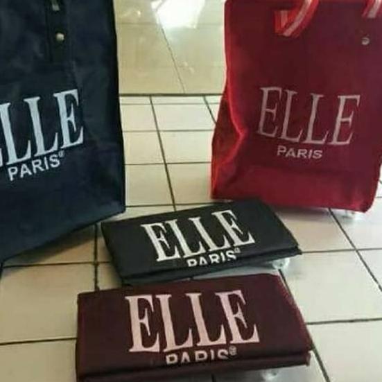 ➳ Tas belanja jumbo trolley Elle Paris/shopping bag trolley Elle paris ✸