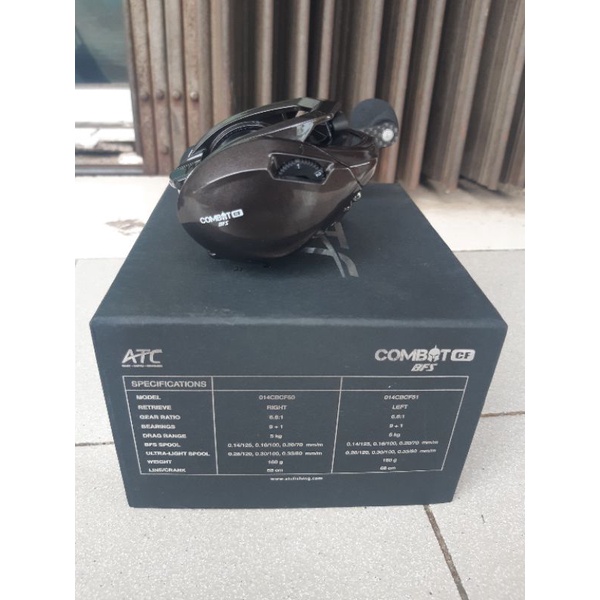Reel baitcasting atc combat cf