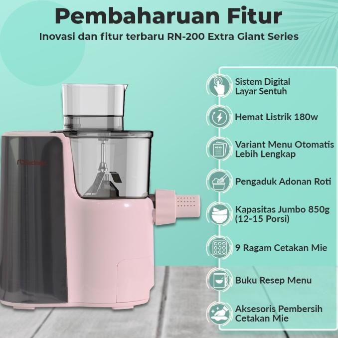 RB Noodle Maker RN-200 | Mesin Mie Otomatis Profesional