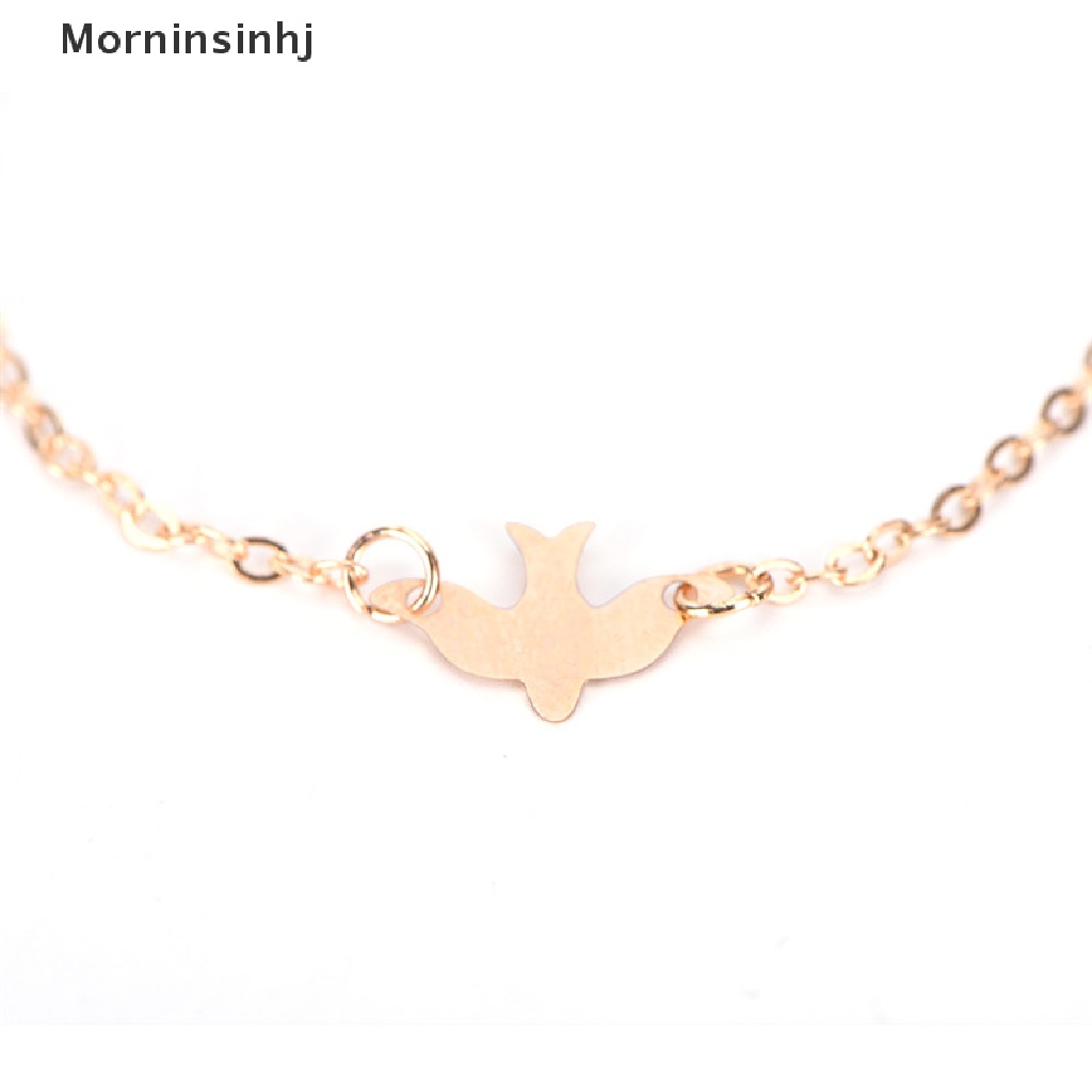 Mornin Tiny Peace Dove Bracelet Soar Flying Birds Bracelet Gelang Burung Walet Lucu id