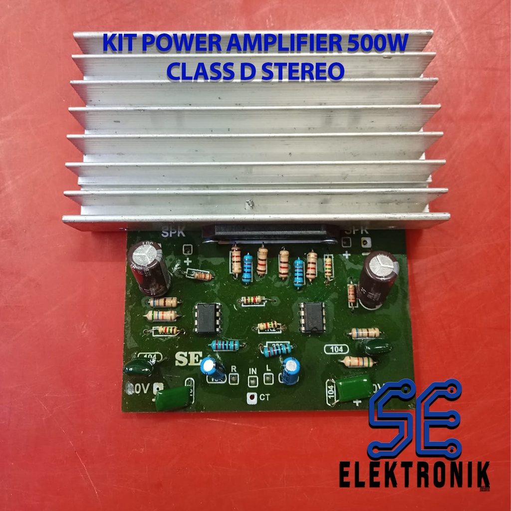Kit Power Amplifier Class D 500 W Stereo