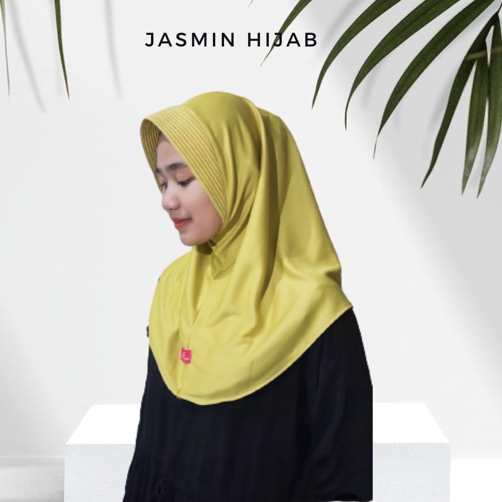 [Sh ]sproty hijab hijab sport jilbab sport olahraga instan pet terlaris bergo hamidah hijab instan size M-LEMON