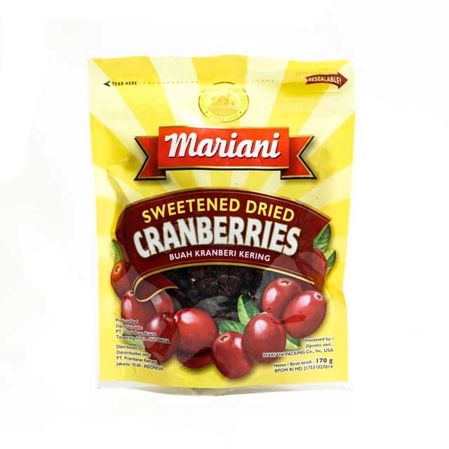 

MARIANI DRIED CRANBERRY 170 G