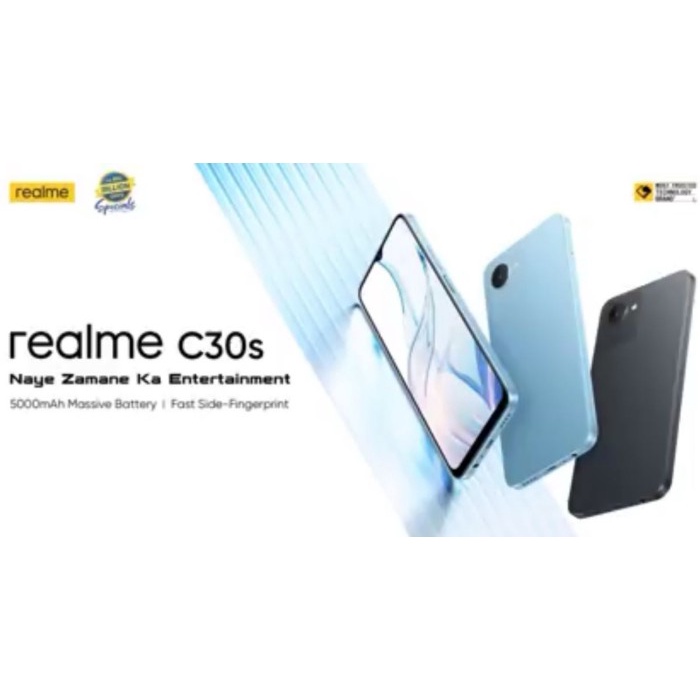 REALME C30 S / C30S 3/32 4/64 Ram 3GB 4GB Internal 32GB 64GB Garansi Resmi