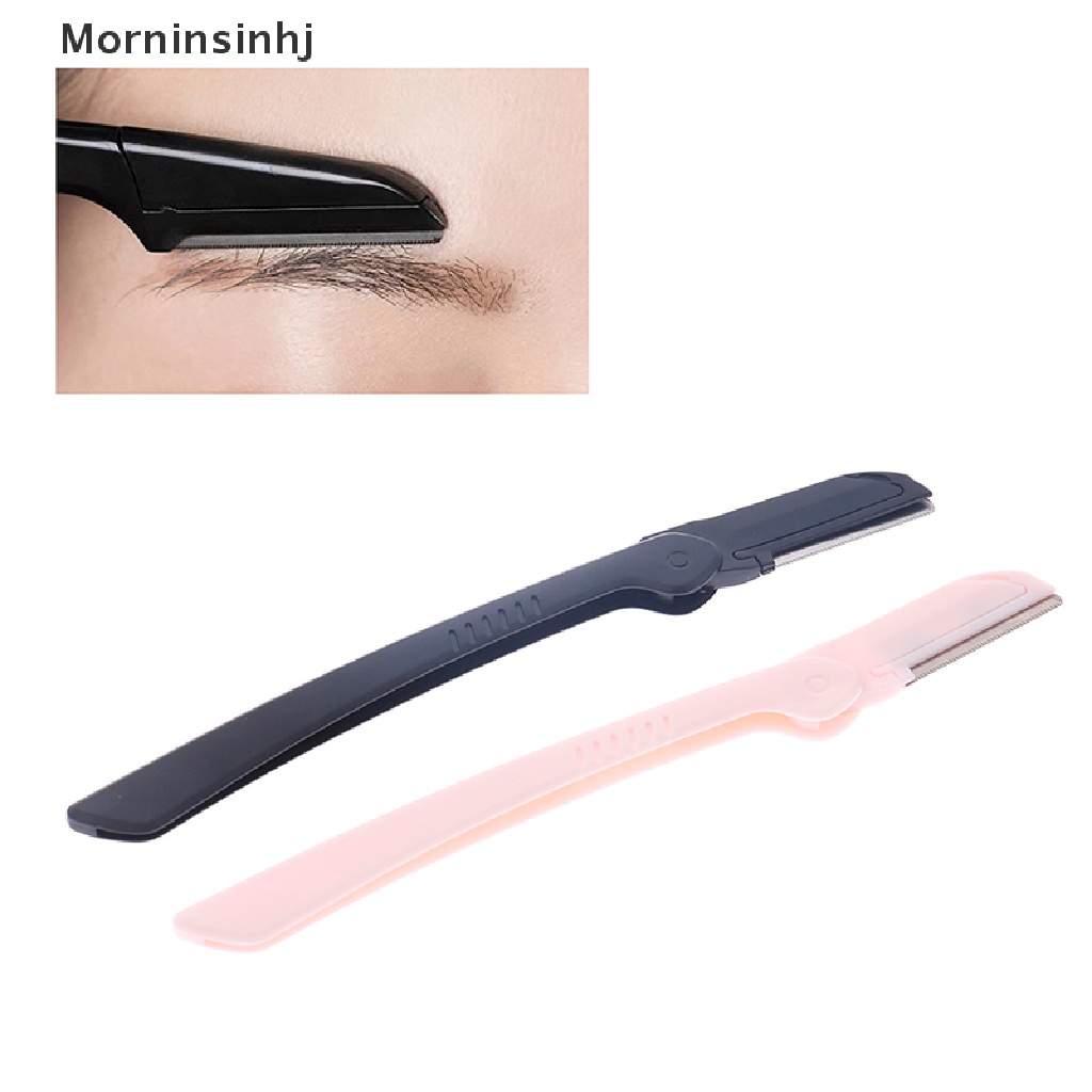 Mornin 1Pc Professional Trimmer Safe Blade Shaping Pisau Alis Trimmer Alis id