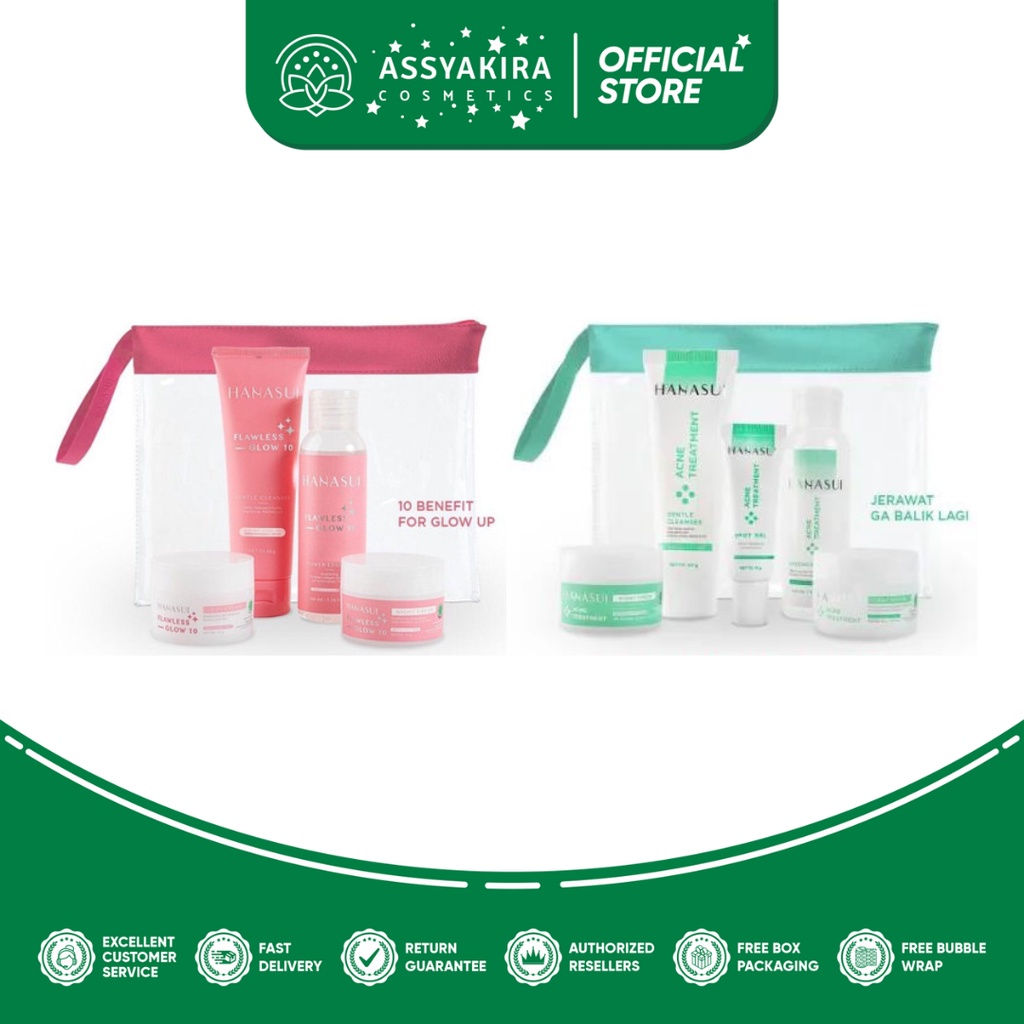 Hanasui Package | Hanasui Flawless Glow 10 Series | Hanasui Acne Treatment Series