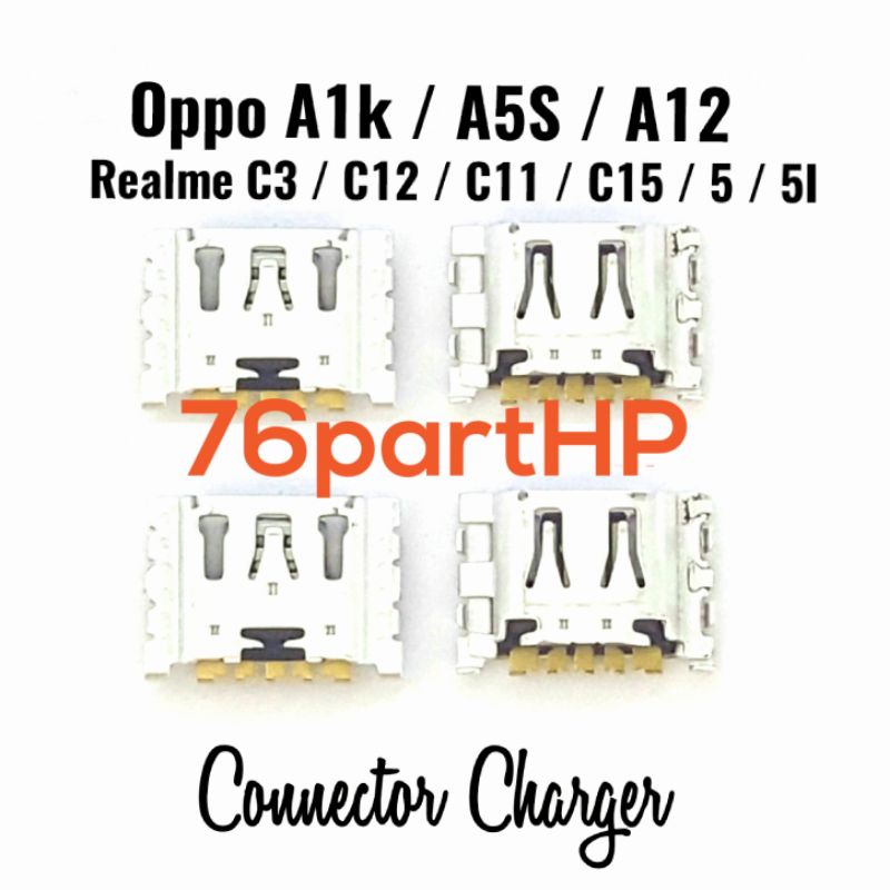 Connector charger Oppo A1K - A5S - A12 - Realme C3 - C12 - C11 - C15 - 5- 5i