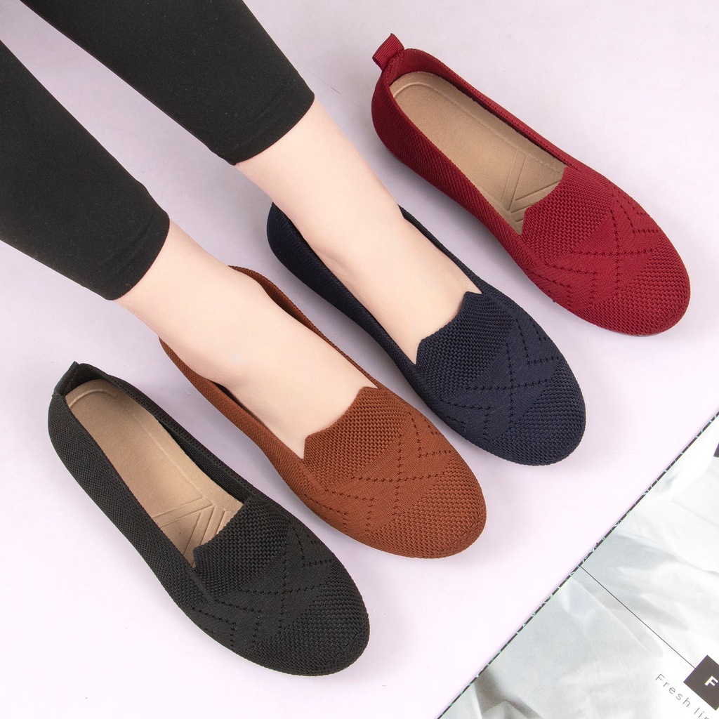 Sepatu Flat Shoes Wanita Import QP-A09 Premium Quality