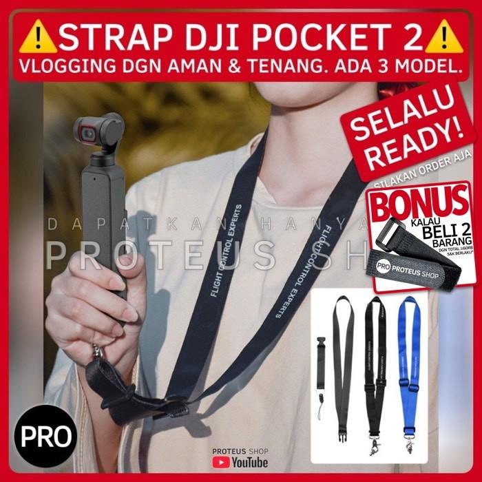 STRAP LANYARD TALI LEHER GANTUNGAN TANGAN DJI Pocket 2 KAMERA HP