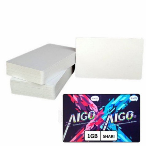 

[[JNT COD]] (elektronik) A1G0 1.5/5 Kartu RFID card Thermal PVC card S50 Mifare Bl