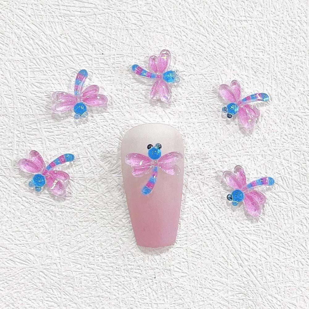 AUGUSTINA Agustina Kartun Dekorasi Kuku Wanita Fashion Hewan Manicure Aksesoris Hiasan Kuku 3D Nail Drills Nail Jewelry