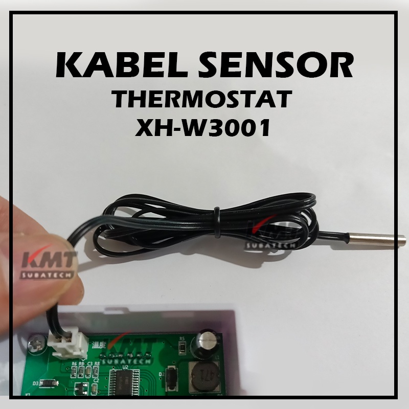 Kabel Probe NTC Sensor Thermostat XH-W3001 STC-1000 Mesin Tetas Telur Full Otomatis