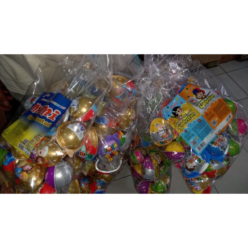 Telur Chocolate  1 bungkus isi 20 telur (Merk Mimi/Pusan) Random