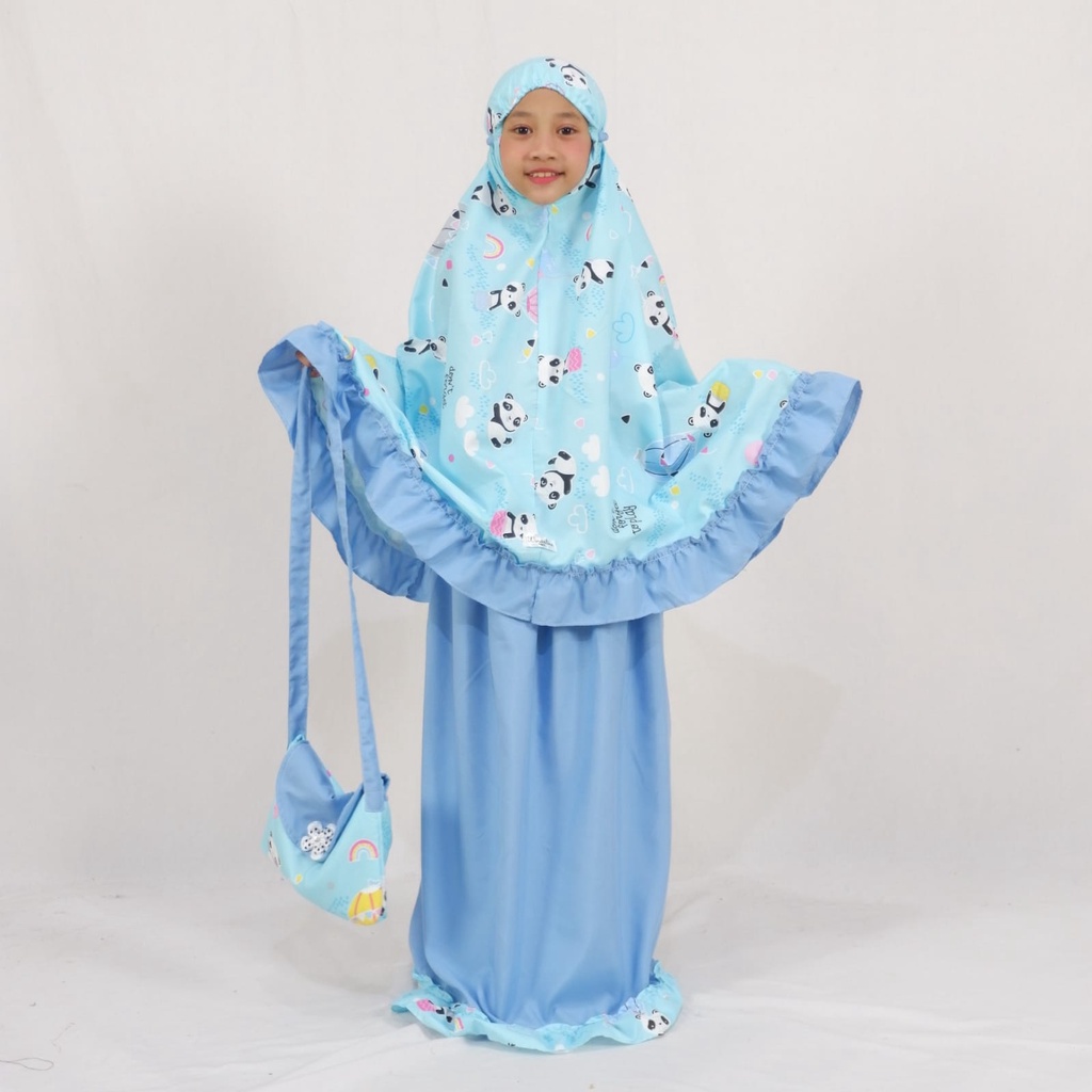 MUKENA ANAK KARAKTER MOTIF CANTIK DAN LUCU