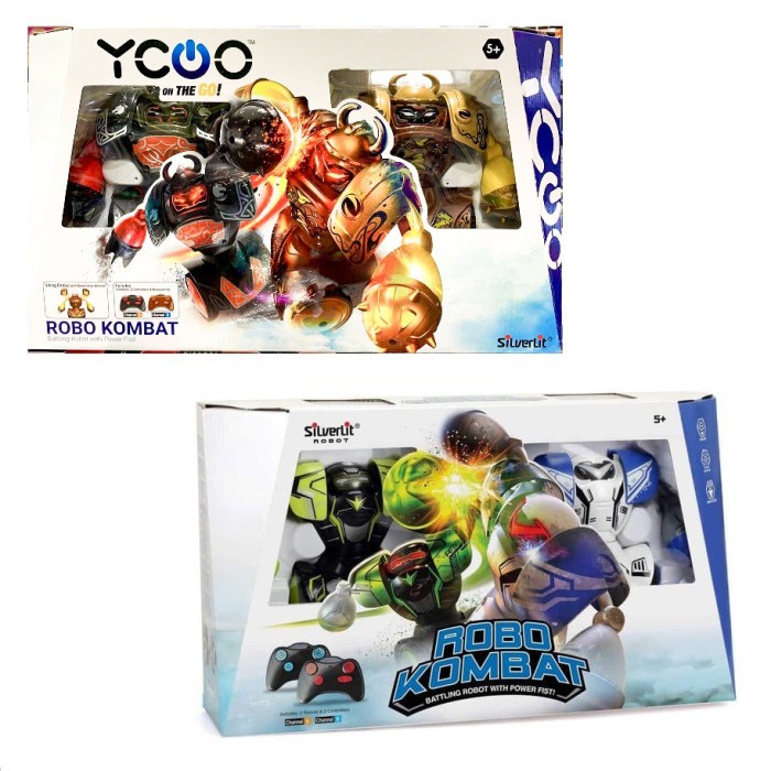 Terlaris Robo Kombat Remote Control Robot Silverlit Ycoo Double Battle Pack