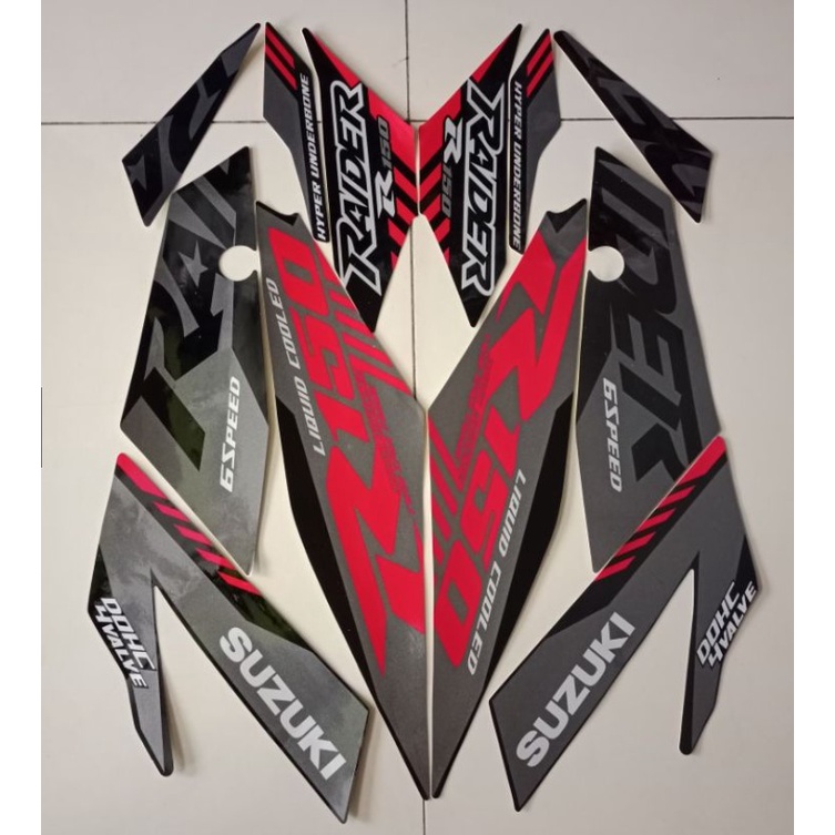 Stiker standart Satria FU 2021 Berkualitas dan Mudah Dipasang LIST SATRIA FU 202