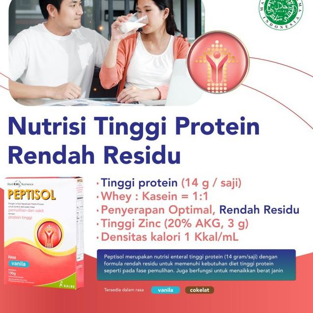 

❄ Peptisol Cokelat / Vanila 189 Gr Ω