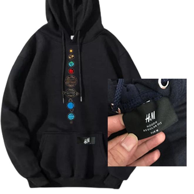 ✽ Jaket Nasa Planet H*M Original Full topi / Sweater Hoodie Nasa Planet Original Usa Premium Fleece 