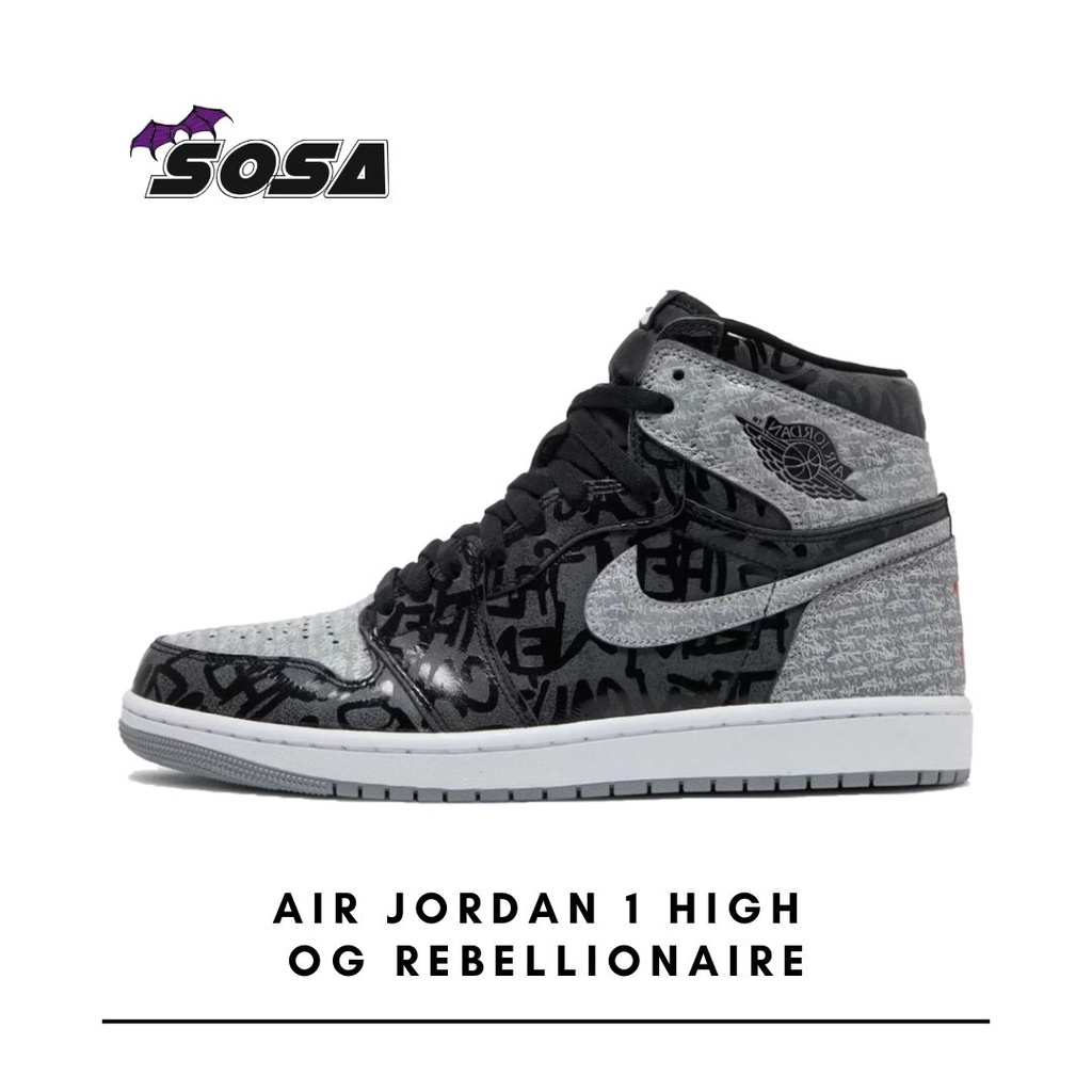 Sepatu Air Jordan 1 High OG Rebellionaire - Unisex / Sepatu Nike