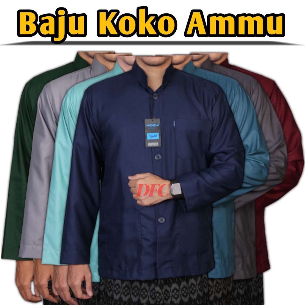 Terlaris Baju Koko Ammu Collection Baju Koko Muslim Baju Koko Pria