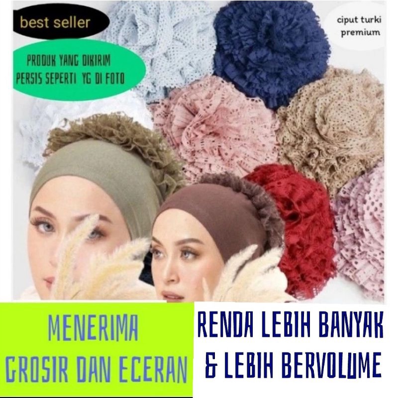 CIPUT TURKI CEPOL RENDA/INNER TURKI CEPOL/DALAMAN HIJAB KONDE CEPOL
