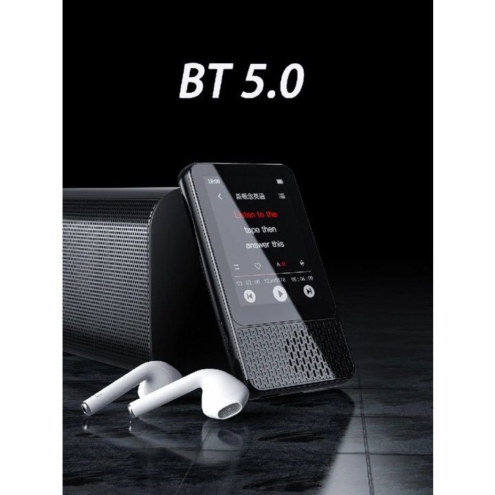 Ruizu M18 16GB HiFi FLAC MP3 MP4 Audio Player Portabel Bluetooth 5.0