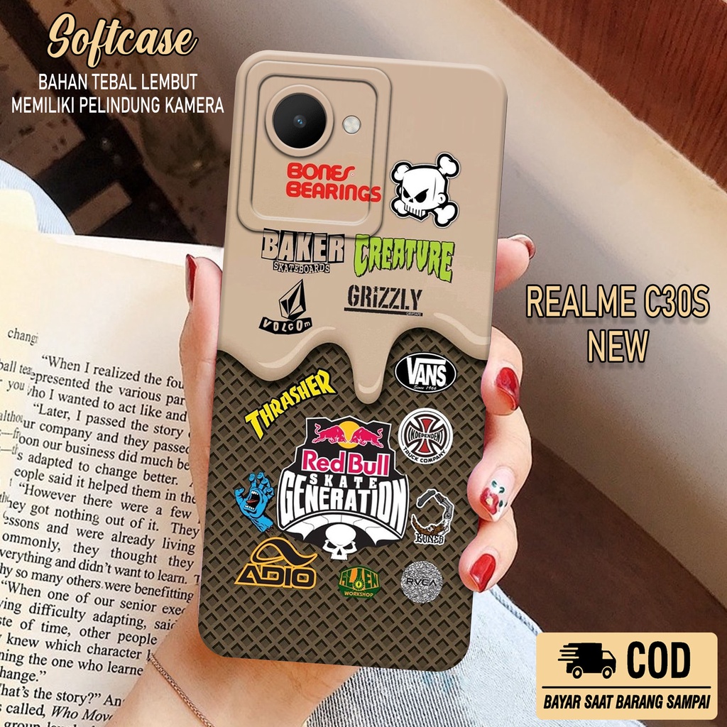 Case Hp Softcase Realme C30S Terbaru 2022 Softcase Macaron Case Hp Realme C30S Silikon Hp Realme C30